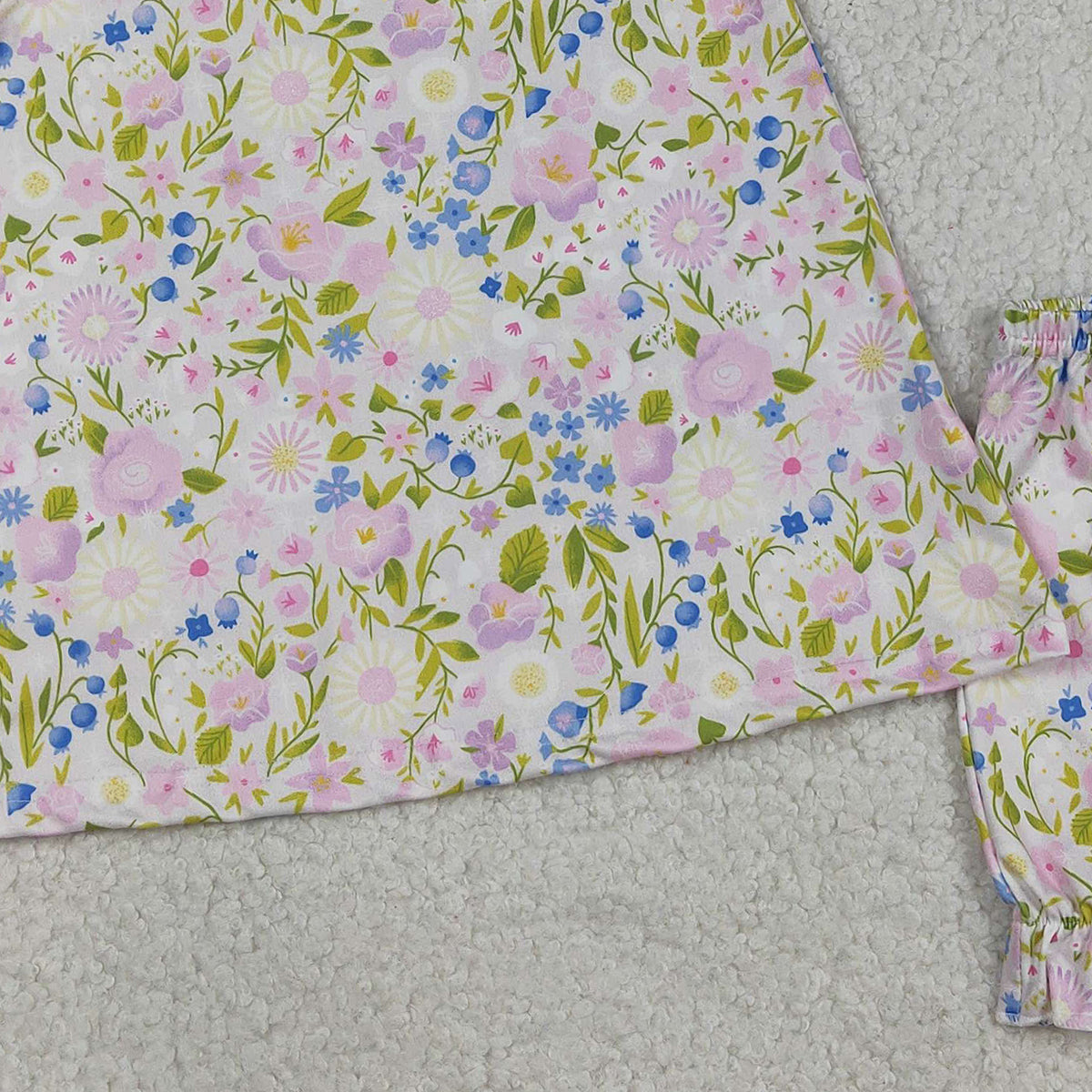 3.13 RTS NO MOQ (In stock)GSSO2778 Kids Clothing for Girls Baby Girls Pink Strap Flowers Tunic Ruffle Shorts Clothes Sets