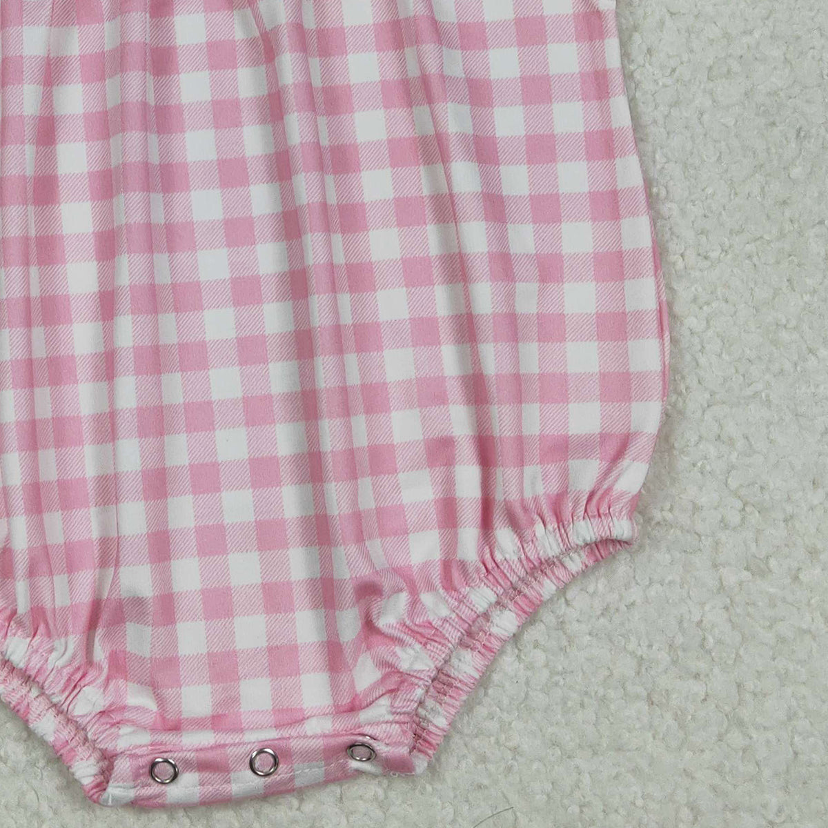 11.6 RTS NO MOQ (In stock)SR3256 Baby Boys Summer Rompers Embroidery Anchors Crayfishes Baby Girls Mardigras Checked Ruffle Rompers