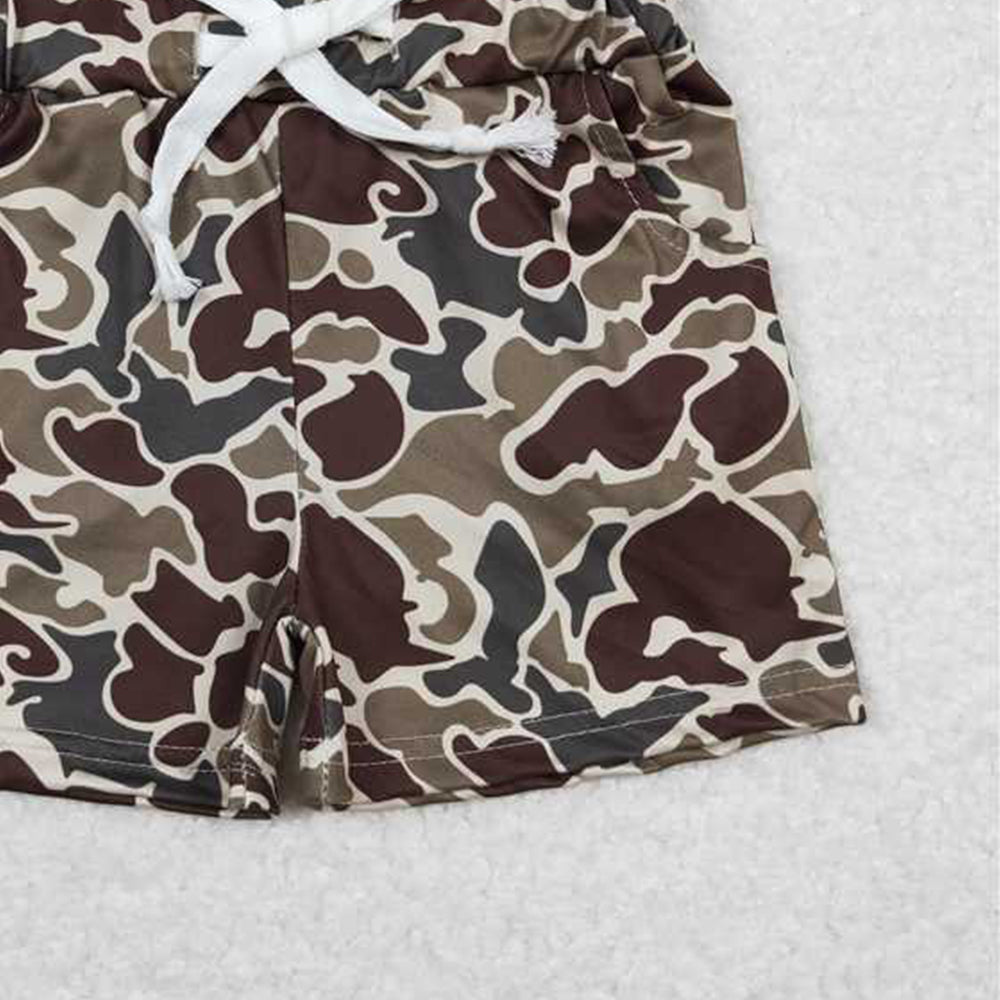 USA Shop (in stock)SS0202 8-9 Days By Air Arrived it Camo pockets kids boy summer shorts