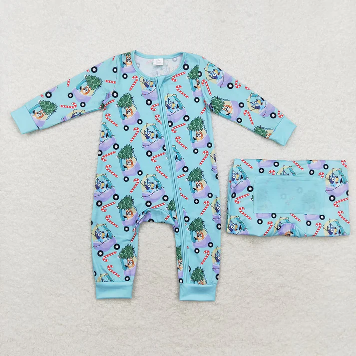 Adult Baby Girls Christmas Dogs Candy Pajamas Clothes Sets