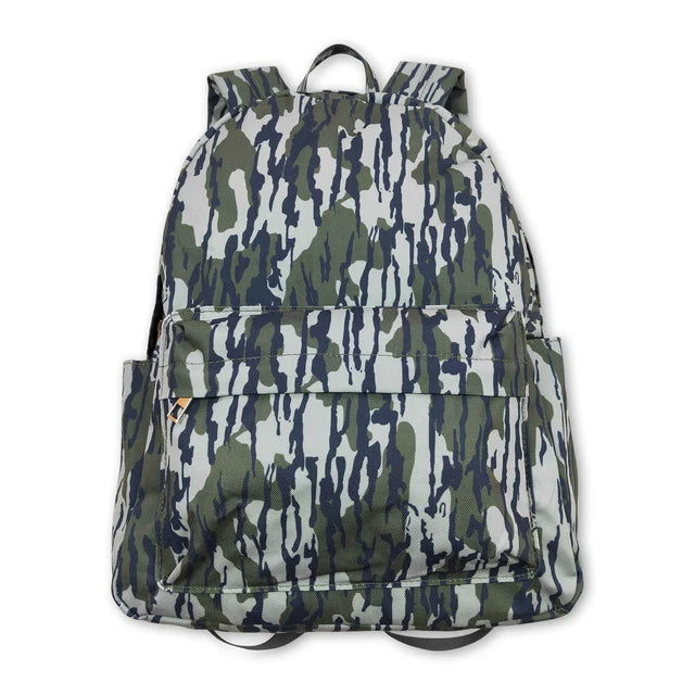 RTS NO MOQ Sibling Baby Kids Camo Print Backpacks Bags Boxes