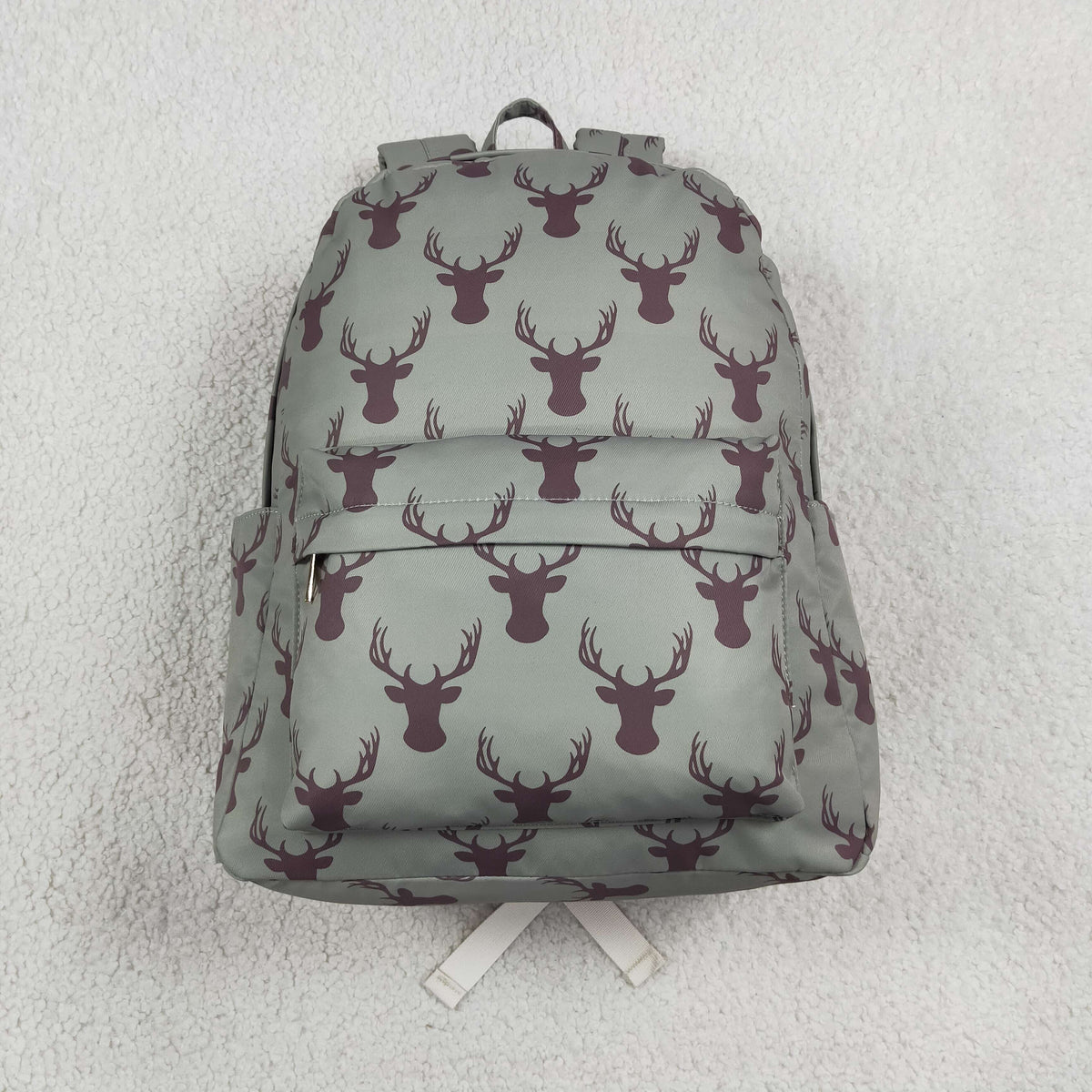 RTS NO MOQ (In stock ) BA0171 Baby Kids Boys Green Deer Hunting Backpack Back Bags