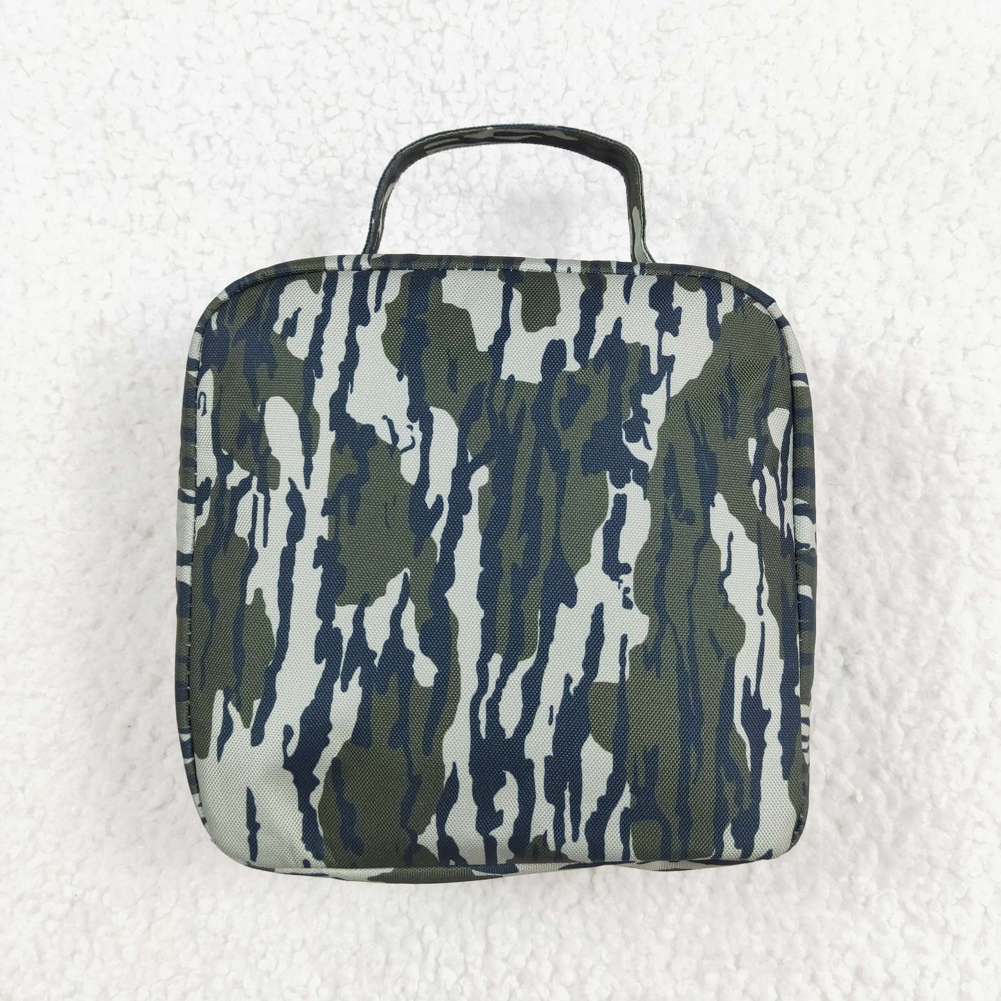BA0228Bottomland camo print kids lunch box bag