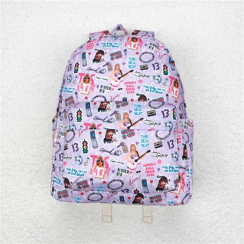RTS Lavender guitar singer kids girls backpack
