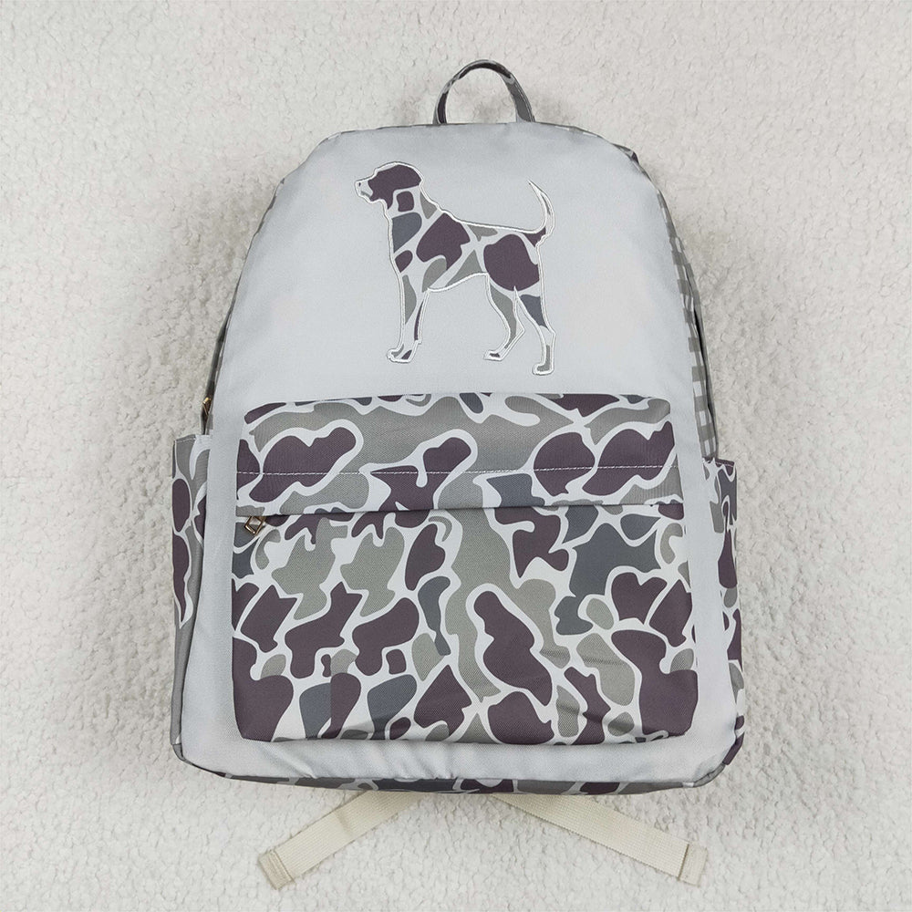USA Shop (in stock)BA0268 RTS NO MOQ Baby Bags Kids Hunting Dog Camo Backpack School Bag