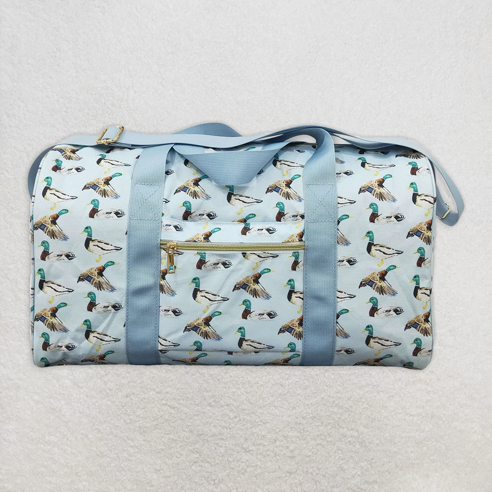 BA0275RTS NO MOQ Baby Bags Baby Girls Adult Blue Ducks Duffle Gym Bags