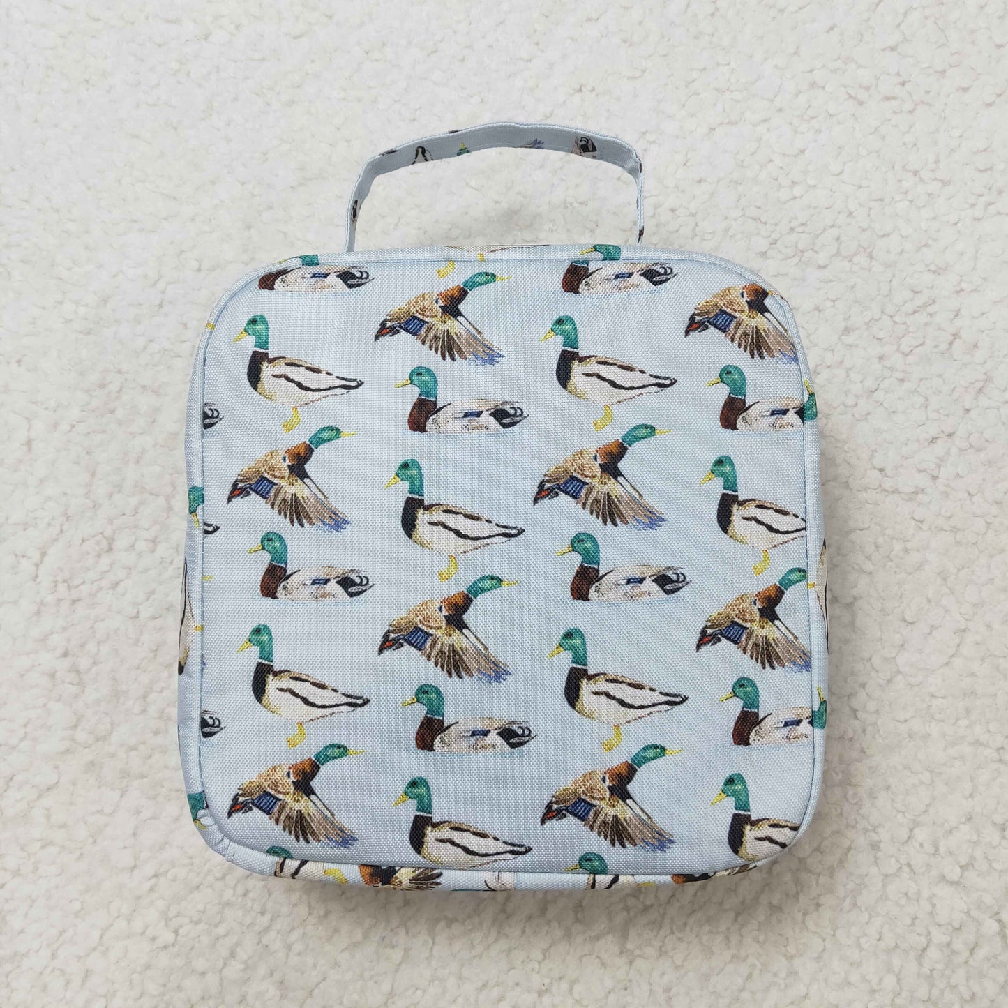 BA0276RTS NO MOQ Baby Bags kids duck hunting lunch box bag