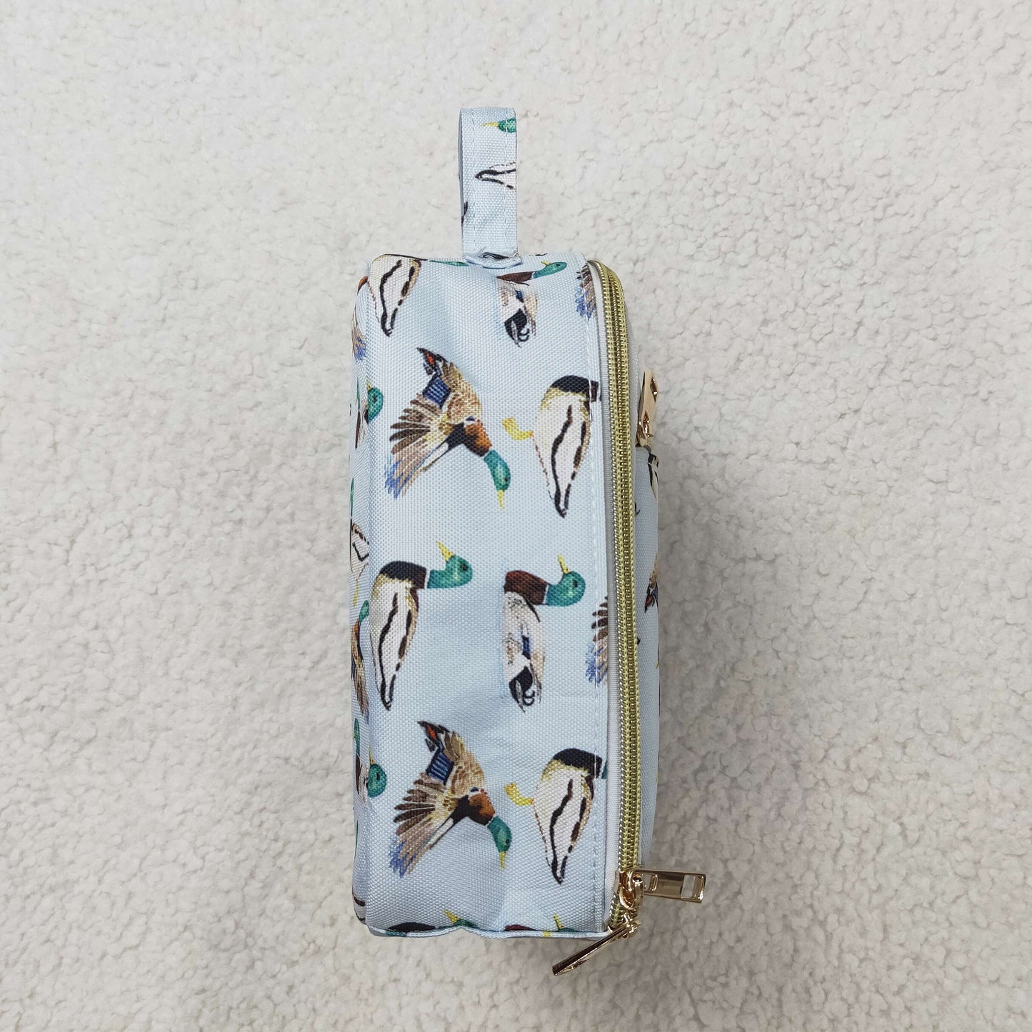 BA0276RTS NO MOQ Baby Bags kids duck hunting lunch box bag