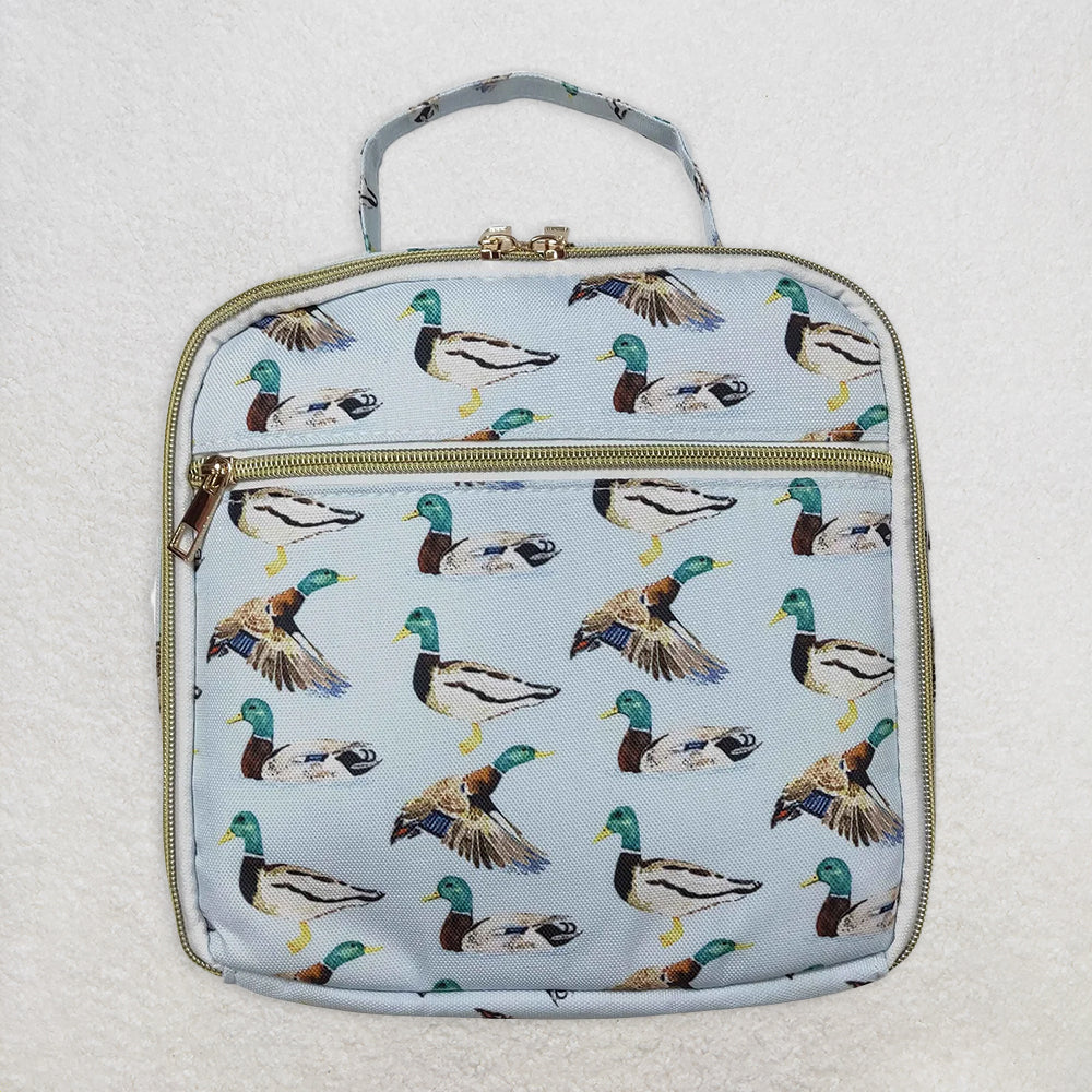 USA Shop (in stock)BA0276 Baby Bags Baby Kids Mallard Ducks Hunting Lunch Dinner Picnic Box Preorder