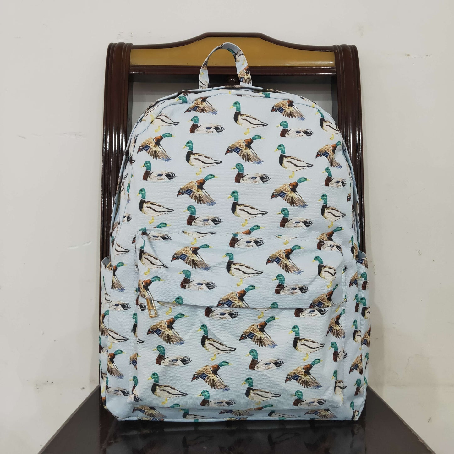BA0277Duck pattern kids boys backpack