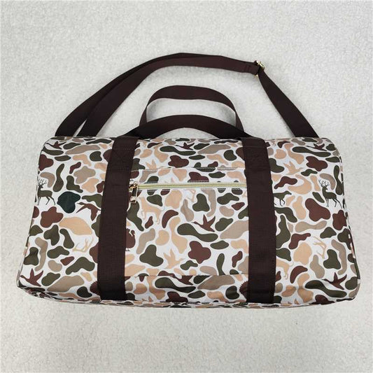 USA Warehouse (IN STOCK)BA0287 Brown Duck Dog Deer Turkey Camouflage Hunting Duffel Bag Outdoor Travel Sports Equipment Bag