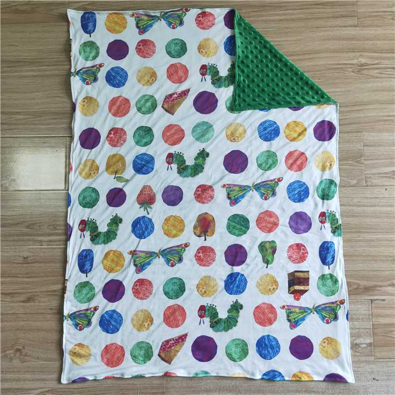 BL0014 Baby kids worm cartoon blankets