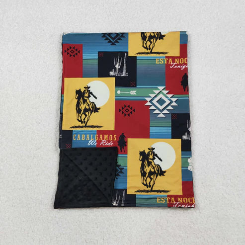 10.16 RTS Sibling Baby Kids Western Blankets