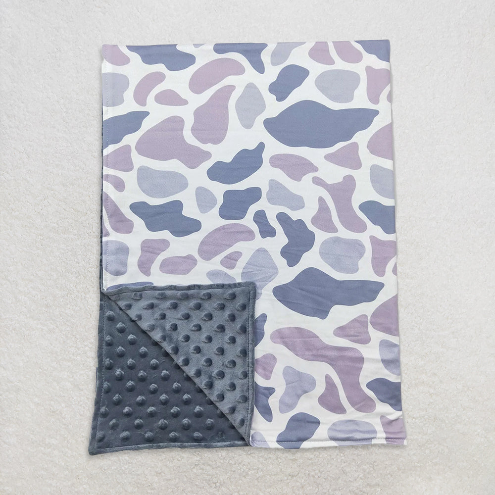 USA Warehouse (IN STOCK) Deer Duck Camo Patchwork Baby Kids Blankets Soft Plush Lightweight Stroller Blanket for Boys And Girls