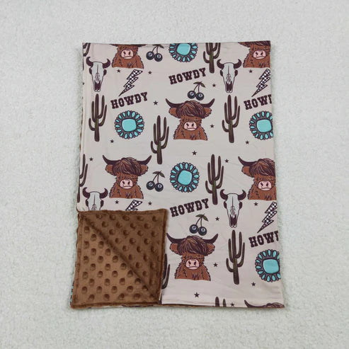 10.16 RTS Sibling Baby Kids Western Blankets