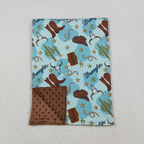 10.16 RTS Sibling Baby Kids Western Blankets