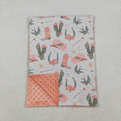 10.16 RTS Sibling Baby Kids Western Blankets