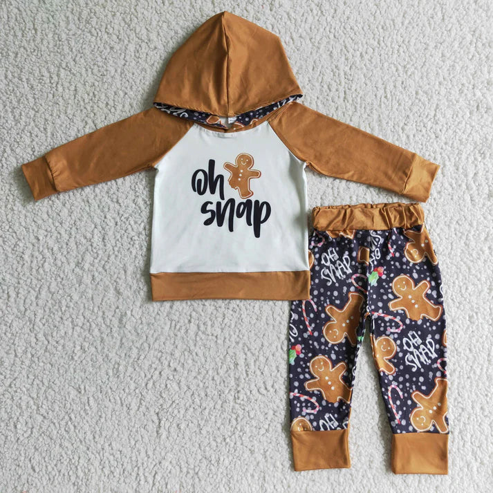 9.17 RTS Sibling Baby Boys Girls Santa Lights Hoodie Top Leggings Bell Bottom Pant Christmas Clothes Set
