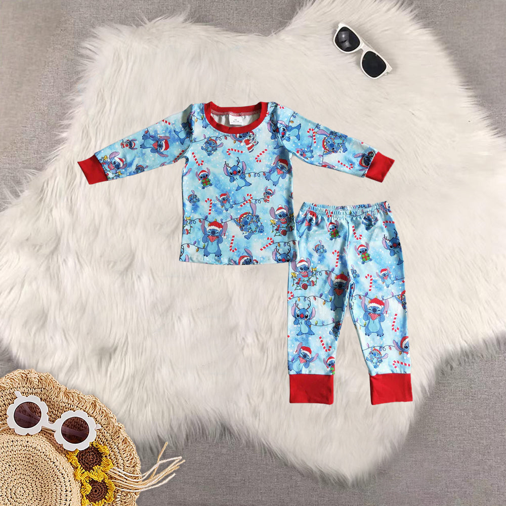 RTS Sibling Baby Boys Girls Koala santa hat kids boy Christmas pajamas