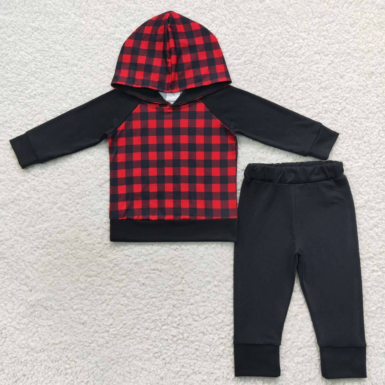 9.17 RTS Sibling Baby Boys Girls Santa Lights Hoodie Top Leggings Bell Bottom Pant Christmas Clothes Set