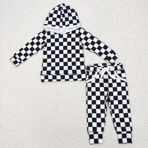 9.18 RTS Sibling Baby Boys Girls Pumpkins Leopard Pockets Hoodies Leggings Pant Fall Clothes Sets