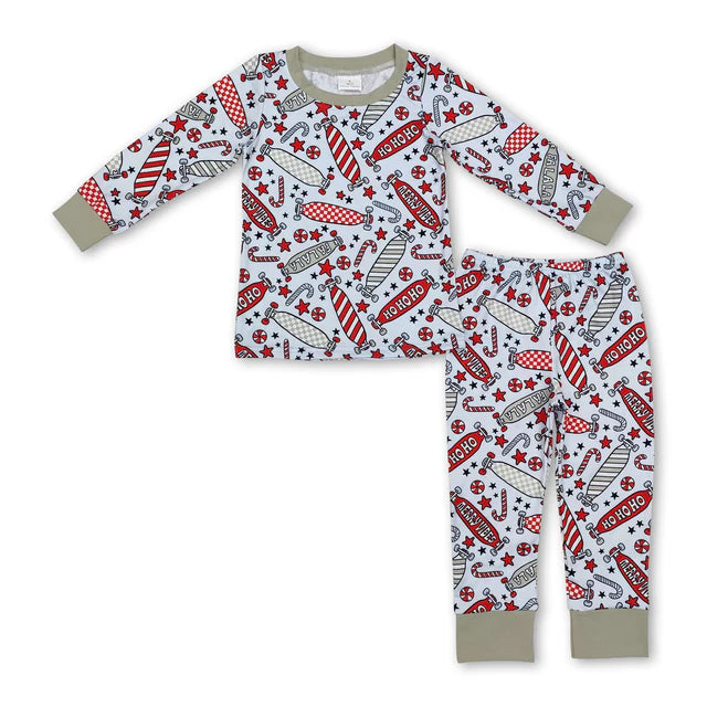 RTS Sibling Baby Boys Christmas Pajamas Sets