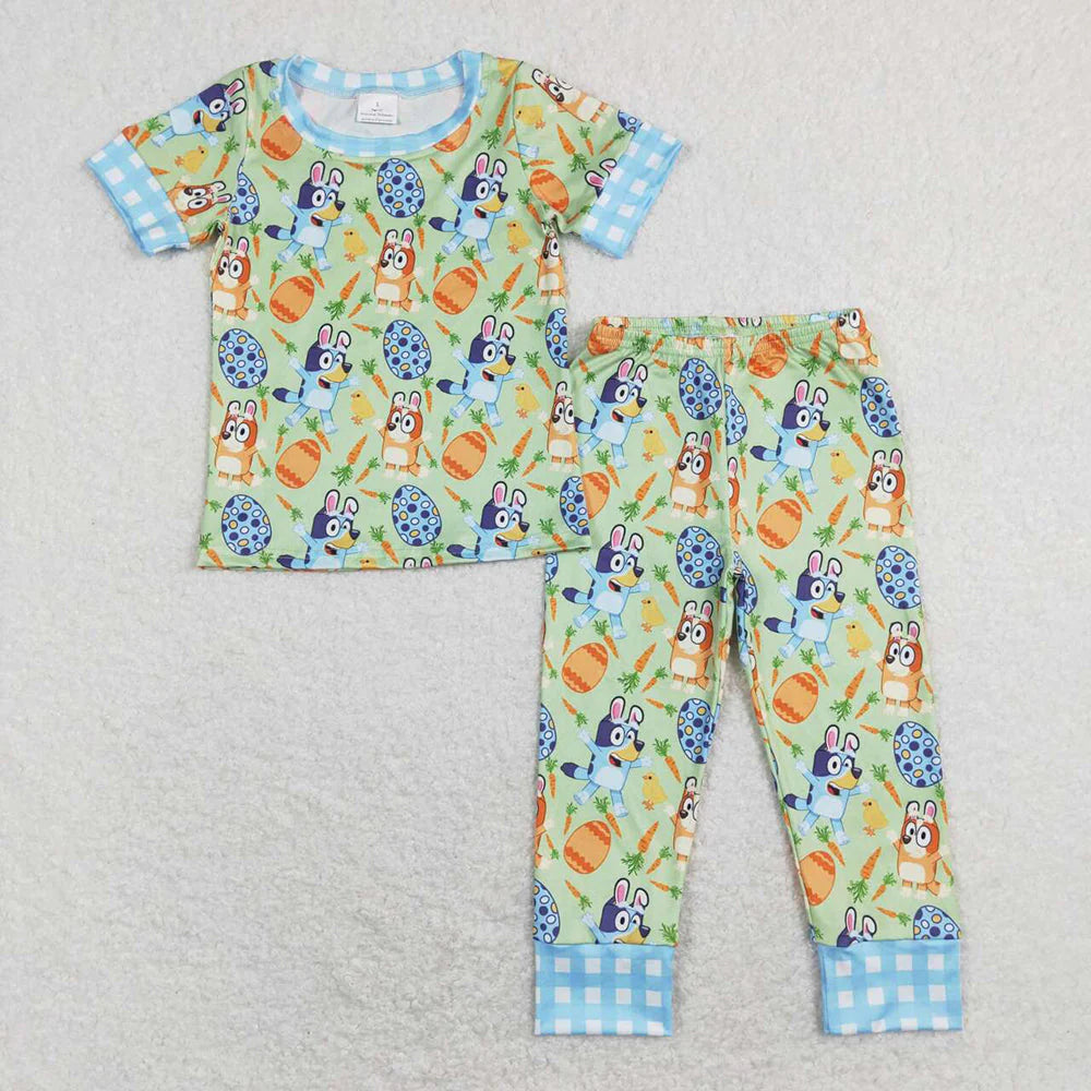 12.24 RTS Sibling Baby Boys Short Sleeve Tee Shirts Pants Pajamas Clothes Sets