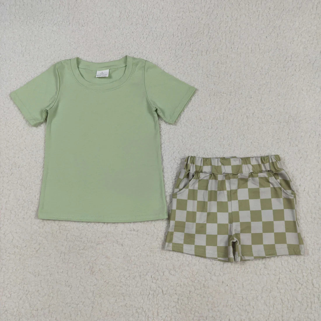 10.18 RTS Sibling Baby Boys Shirt Top Shorts Summer Clothes Sets