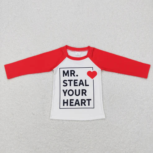 9.26 RTS Sibling Baby Boys Girls Hearts Dinosaurs XOXO Valentine Tee Shirts Top