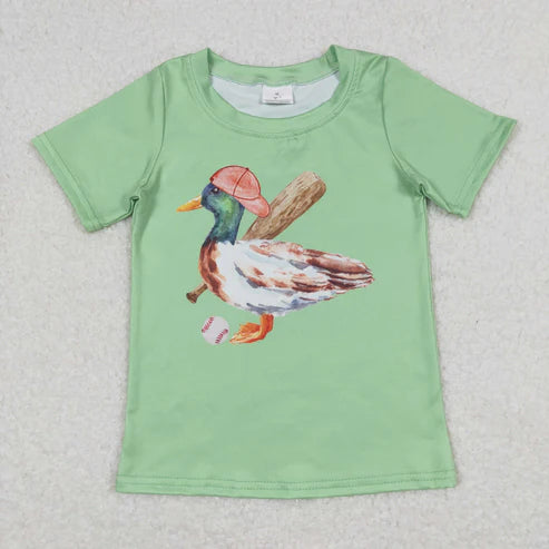 9.25 RTS Sibling Baby Boys Girls Footballs Baseballs Team Tee Shirts Top