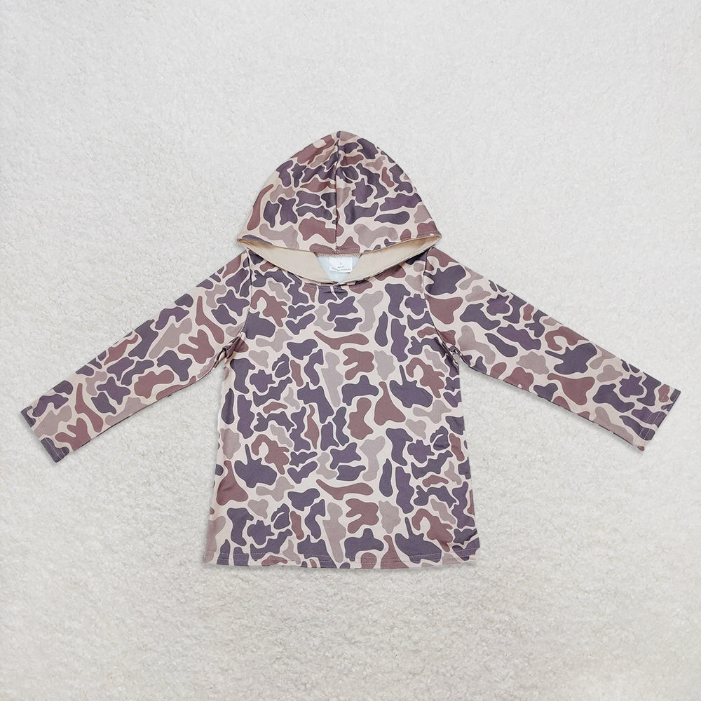 USA Warehouse (IN STOCK) Long Sleeves Camouflage Deer Duck Kids Boys Hoodie Outdoor Casual Streetwear for Children