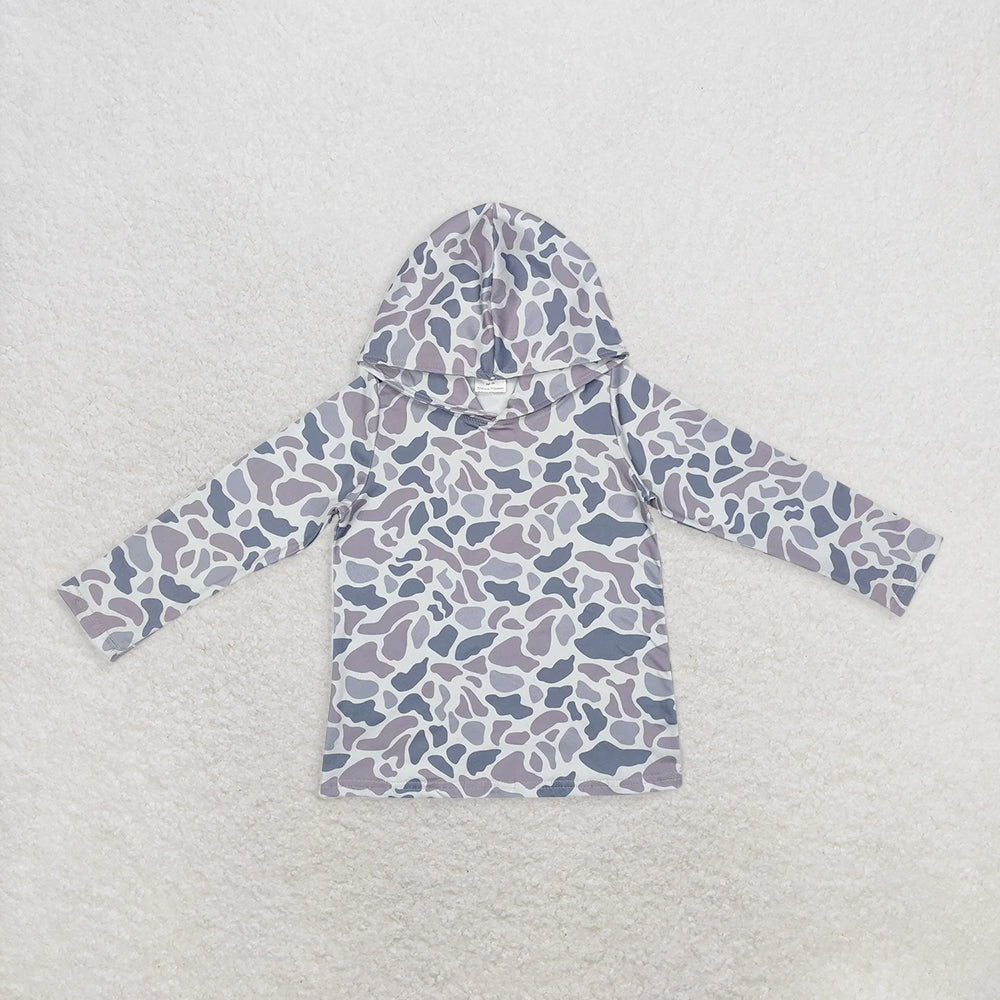 USA Warehouse (IN STOCK) Long Sleeves Camouflage Deer Duck Kids Boys Hoodie Outdoor Casual Streetwear for Children