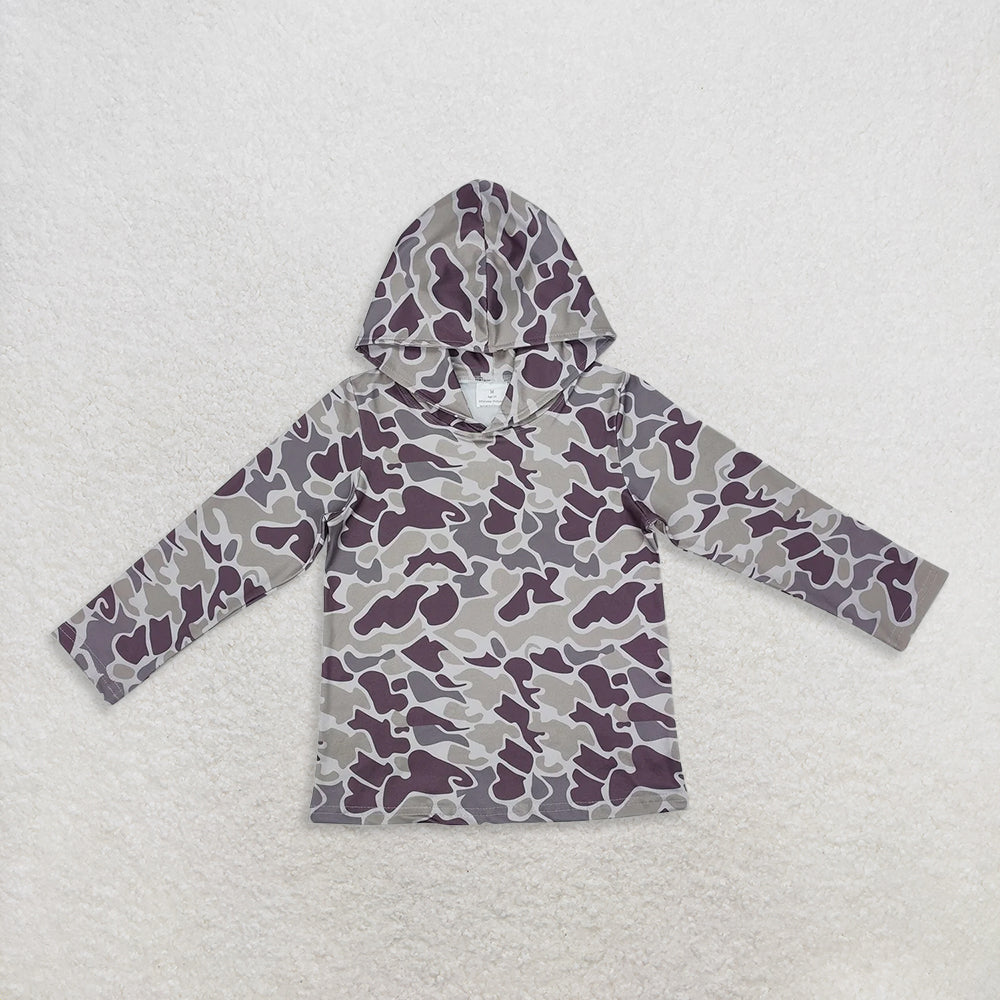 RTS Sibling Baby Light Camouflage Long Sleeve Kids Boys Hoodie Comfortable Polyester Spring Autumn Jacket for Children