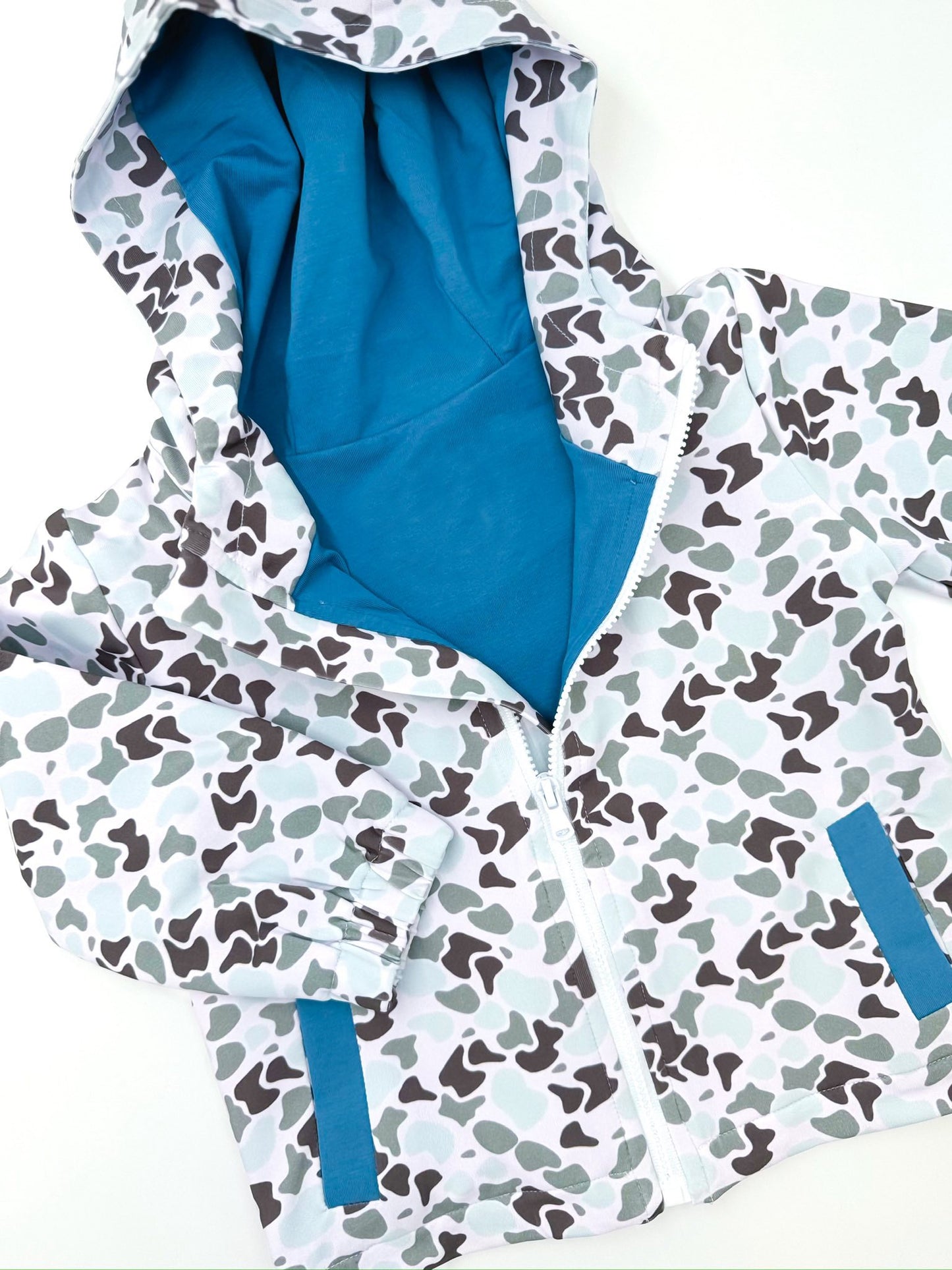 11.3 BT1504 Pre order No Moq Baby Boys Grey Camo Pockets Zipper Southern Hoodie Jackets Top