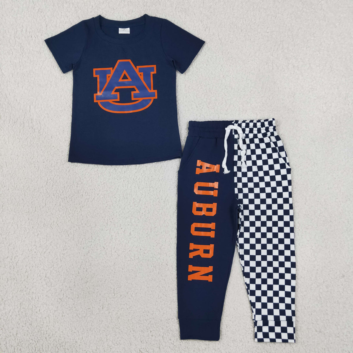 RTS NO MOQ (In stock)milk silk BSPO0694(BT1880+P1057)Baby Boys Navy Shirt Top Pockets Joggers Team Clothes Sets
