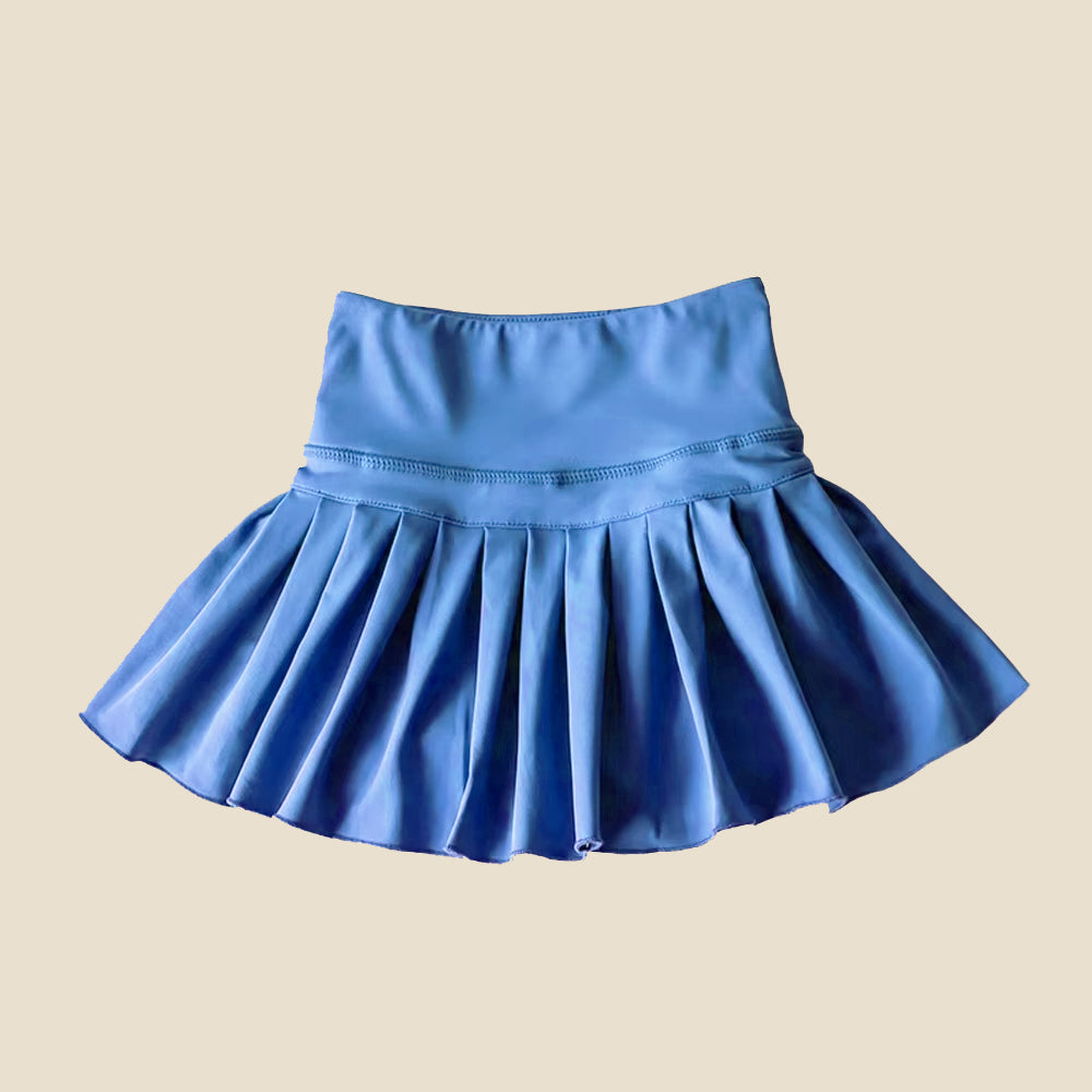 8.26 Pre order Baby Girl Yoga Skirt yoga blue Skirts dress