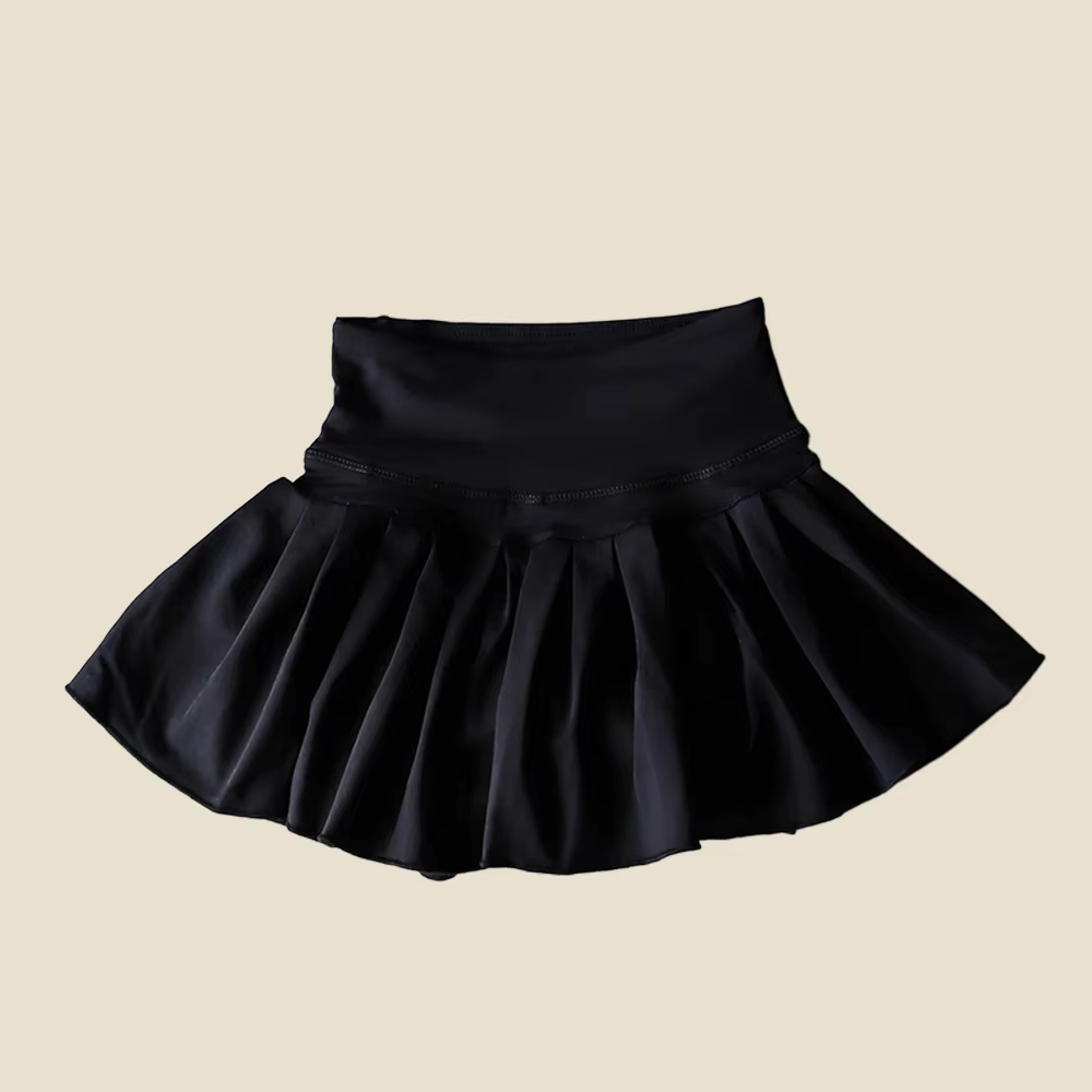 8.26 Pre order Baby Girl Yoga Skirt yoga black Skirts dress