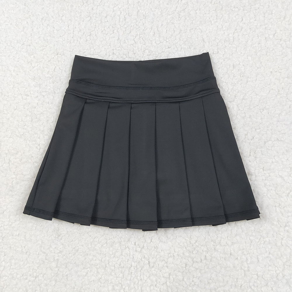 7.19 GLK0087 RTS NO MOQ Baby Girls Yoga Skirt baby girls clothes yoga black Skirts dress