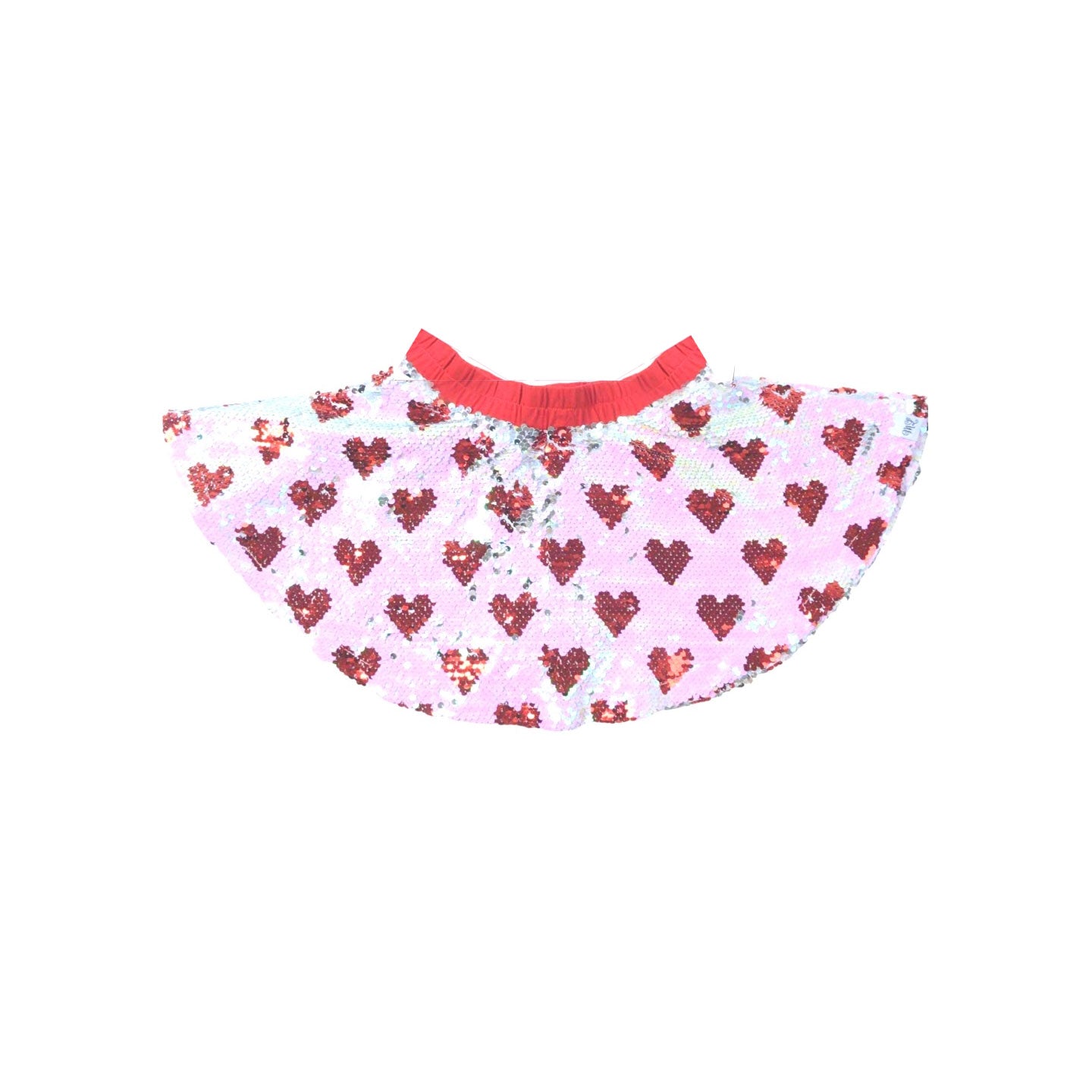 11.12 GLK0191 Pre order No Moq Baby Girls Pink Hearts Valentines Skirts Bottom