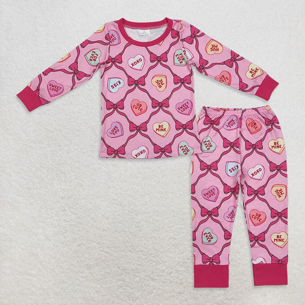 10.20 RTS Sibling Baby Girls Long Sleeve Pants Pajamas Clothes Sets