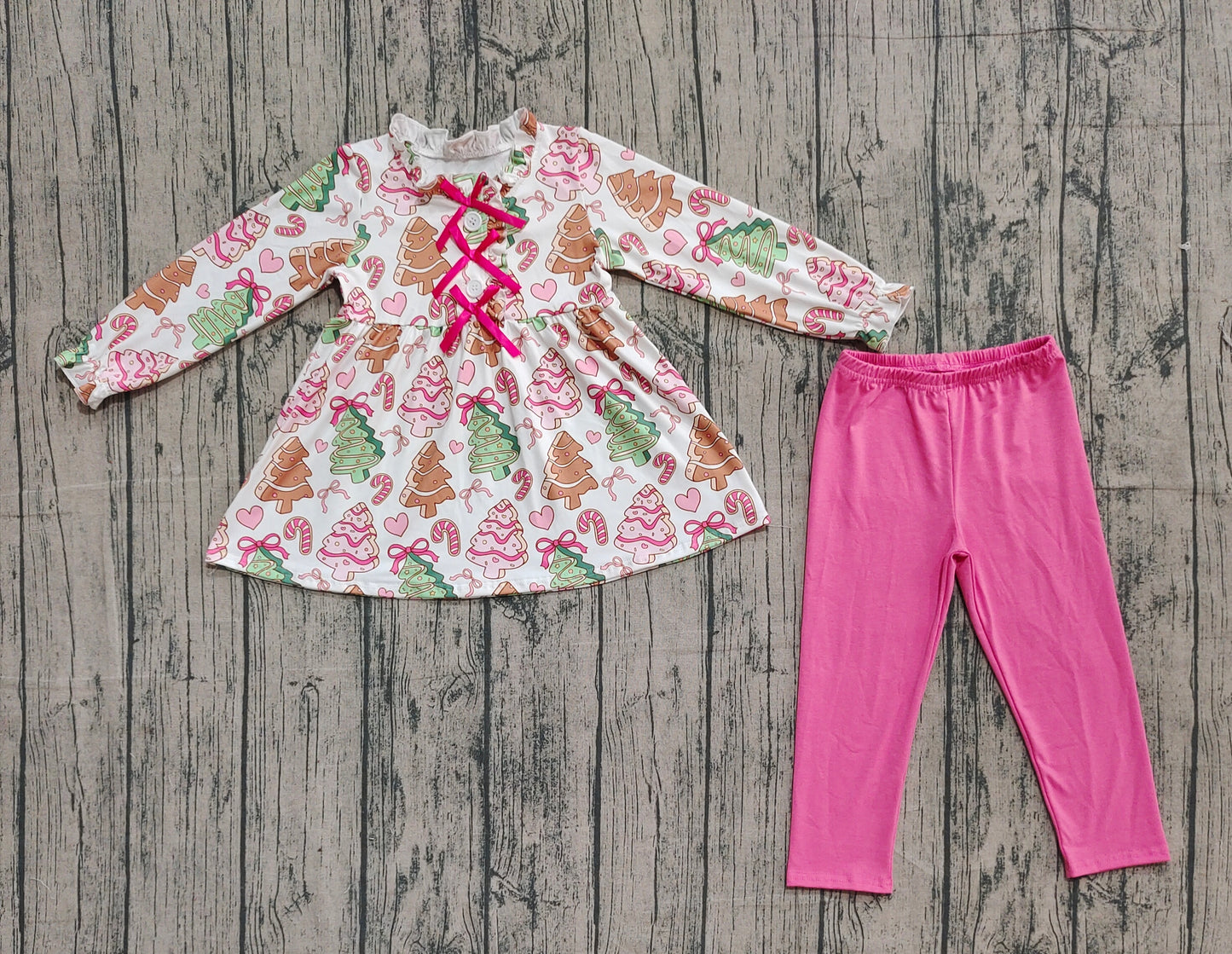 9.20 GLP2629 Sample No Moq Fast Coming Baby Girls Long Sleeve Top Tunic Ruffle Pant
