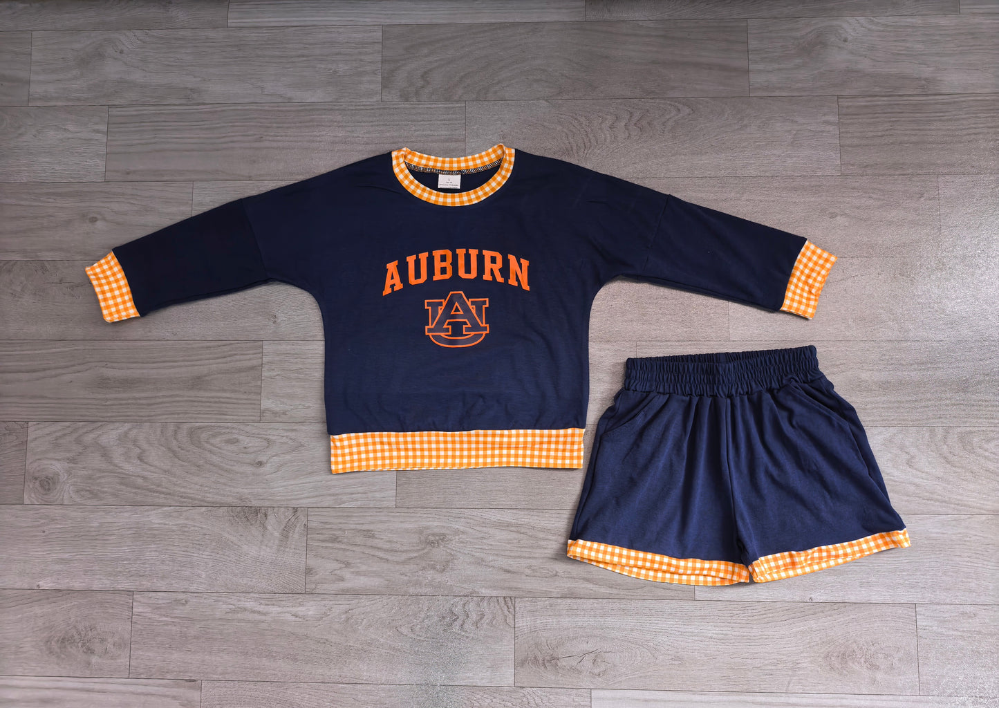 GLS0162 Sample No Moq Baby Boys Long Sleeve Top Pockets Short Team Clothes Set