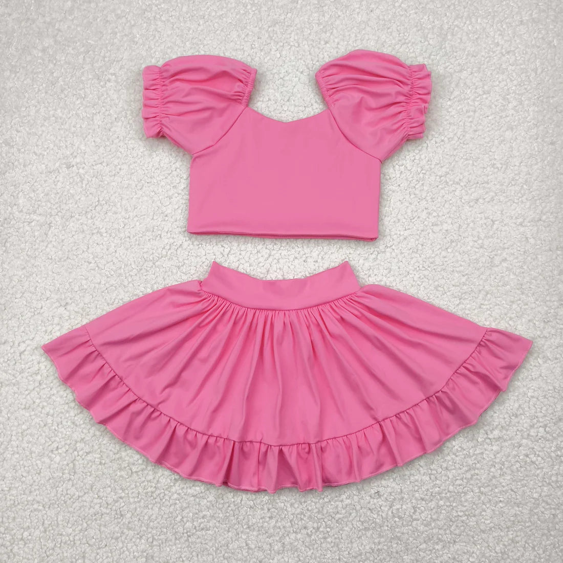 10.3 RST Sibling Baby Girls Shirts Skirt Shorts Bottom Yoga Active Clothes Sets