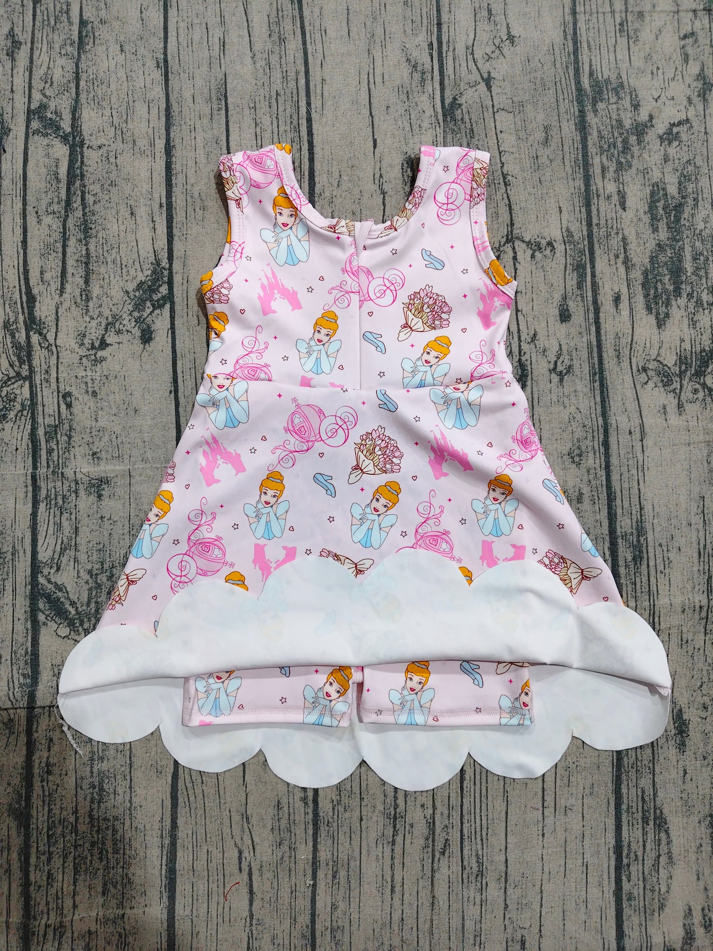 4.16 GSD2489 Sample No Moq Preorder moq 5 Baby Girls Pink Sleeveless Yoga Knee Length Dresses