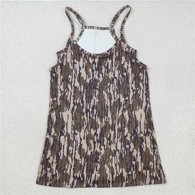 USA Warehouse (IN STOCK)GSD2744 Bottomland Camo Straps Women's Summer Athletic Dress Adult Fashion Outdoor Casual Wear