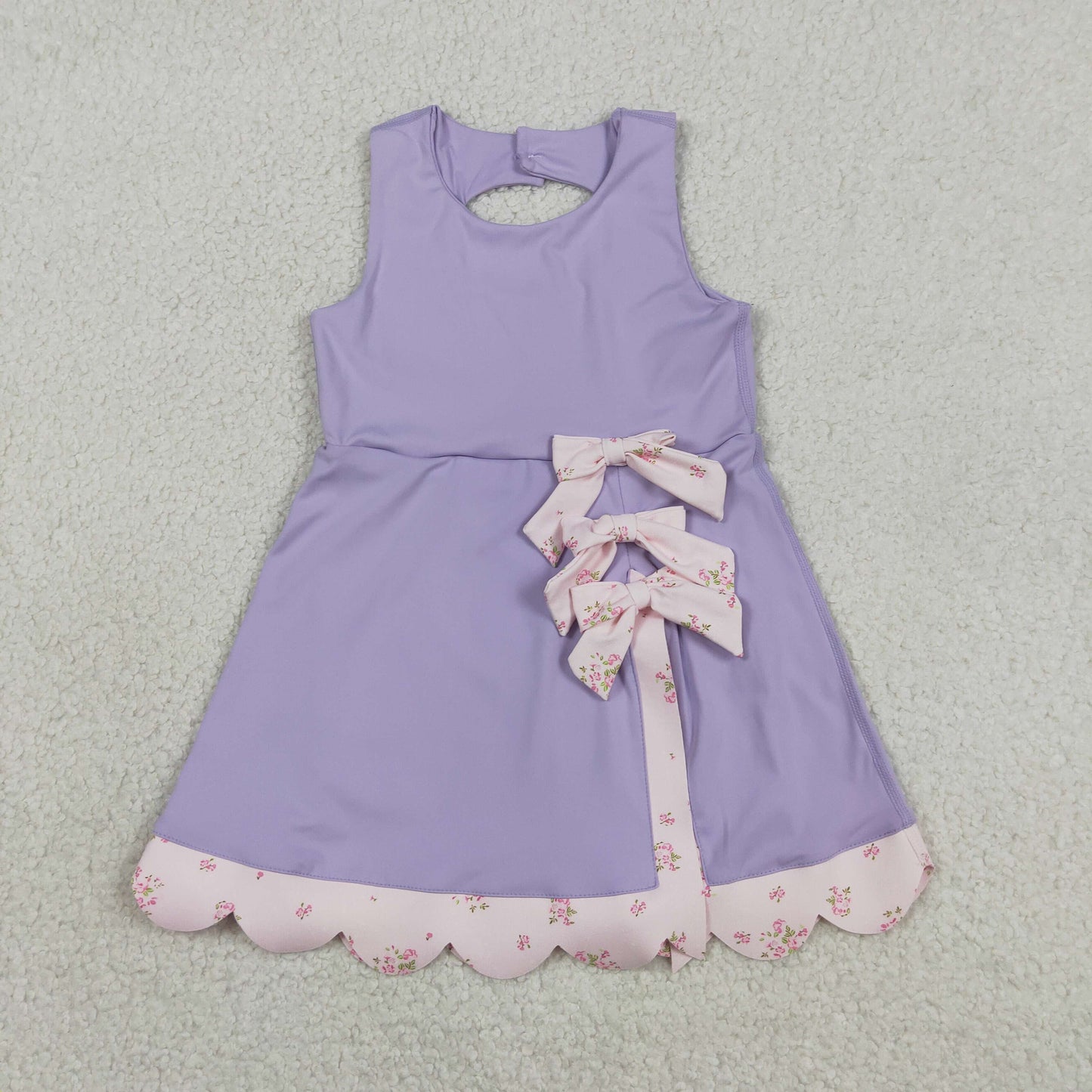 RTS Sibling sleeveless bows kids girls summer athletic dress