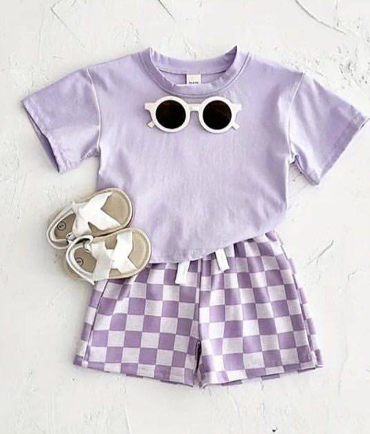 4.28 Pre order baby boy clothes green short sleeve shorts set