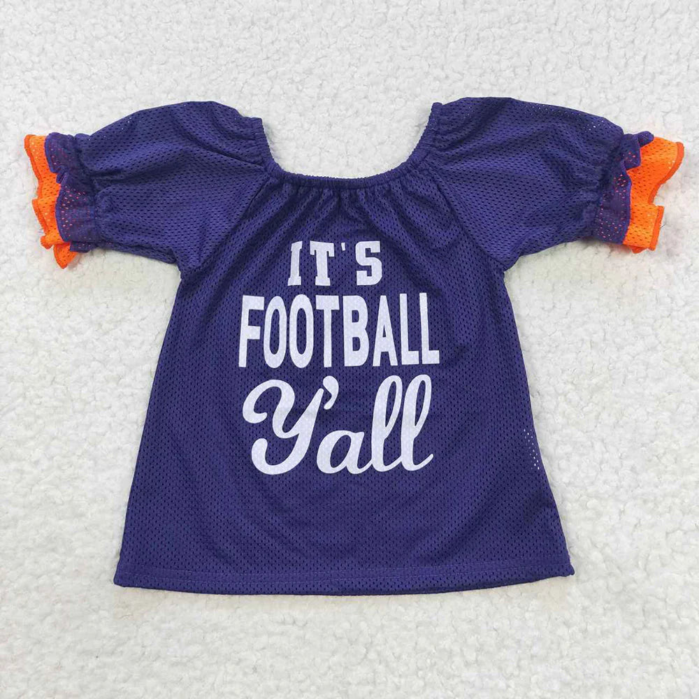 10.3 RTS Sibling Baby Girls Team Sports Football Jersey Shirts Tops