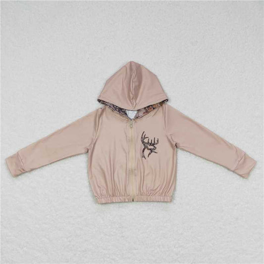USA Warehouse (IN STOCK) GT0334 Girls Deer Hooded Jacket Long Sleeves Hunting Jacket