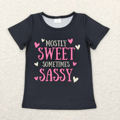 9.26 RTS Sibling Mama's Boys Girls Lights Flowers Tee Shirts Top